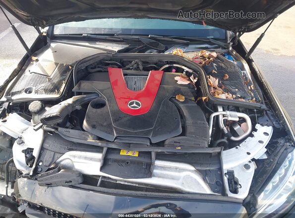 55SWF6EB0HU193784 2017 MERCEDES-BENZ AMG C 43 Black Rear view