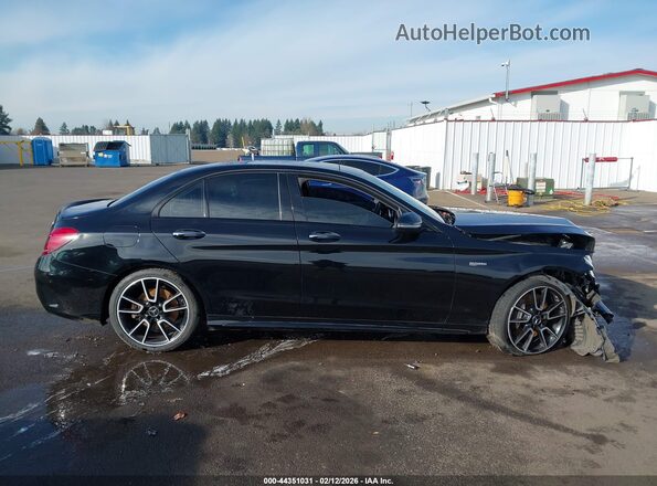 55SWF6EB0HU193784 2017 MERCEDES-BENZ AMG C 43 Black Rear interior view