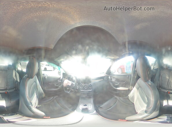 55SWF6EB0HU220448 2017 MERCEDES-BENZ C Gray სალონის 360-გრადუსიანი ხედი