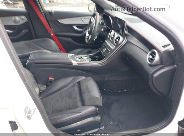 55SWF6EB2LU331706 2020 MERCEDES-BENZ AMG C 43 White Вид салону спереду