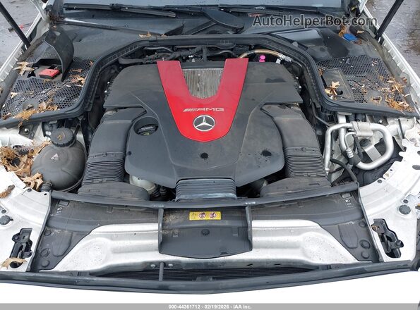 55SWF6EB2LU331706 2020 MERCEDES-BENZ AMG C 43 White Вид ззаду