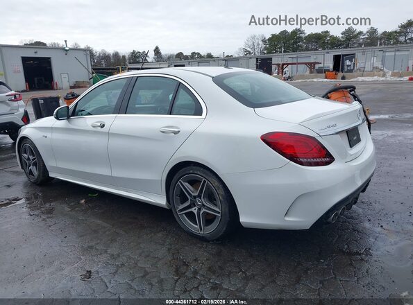 55SWF6EB2LU331706 2020 MERCEDES-BENZ AMG C 43 White Задня ліва чверть