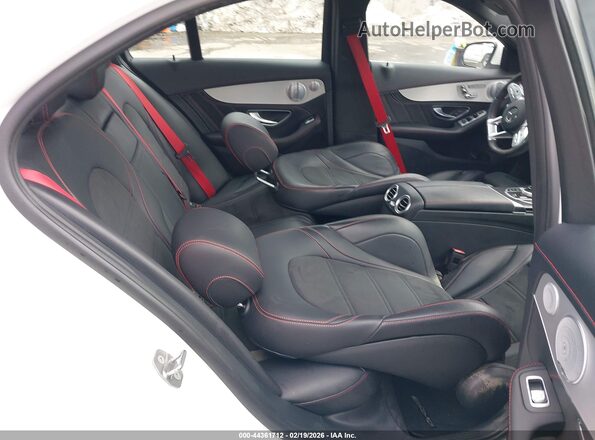 55SWF6EB2LU331706 2020 MERCEDES-BENZ AMG C 43 White Вид наклейки з VIN-кодом