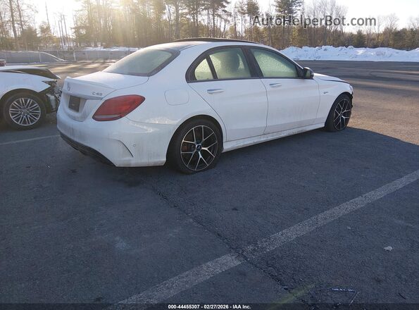 55SWF6EB4JU256617 2018 MERCEDES-BENZ AMG C 43 White Задня права чверть