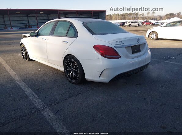 55SWF6EB4JU256617 2018 MERCEDES-BENZ AMG C 43 White Задня ліва чверть