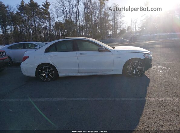 55SWF6EB4JU256617 2018 MERCEDES-BENZ AMG C 43 White Вид задньої частини салону