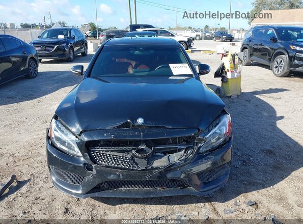 55SWF6EB6HU183292 2017 MERCEDES-BENZ AMG C 43 Black Вид задньої частини салону