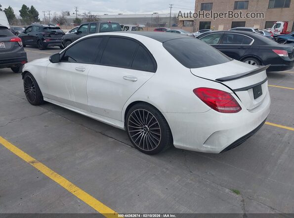 55SWF6EB6JU237969 2018 MERCEDES-BENZ AMG C 43 White Задня ліва чверть
