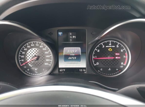 55SWF6EB6JU237969 2018 MERCEDES-BENZ AMG C 43 White Вид задніх сидінь
