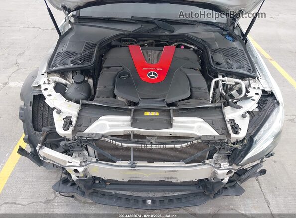 55SWF6EB6JU237969 2018 MERCEDES-BENZ AMG C 43 White Вид ззаду