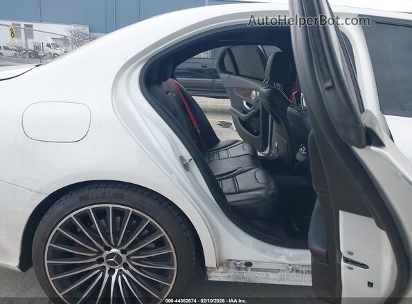 55SWF6EB6JU237969 2018 MERCEDES-BENZ AMG C 43 White Вид наклейки з VIN-кодом