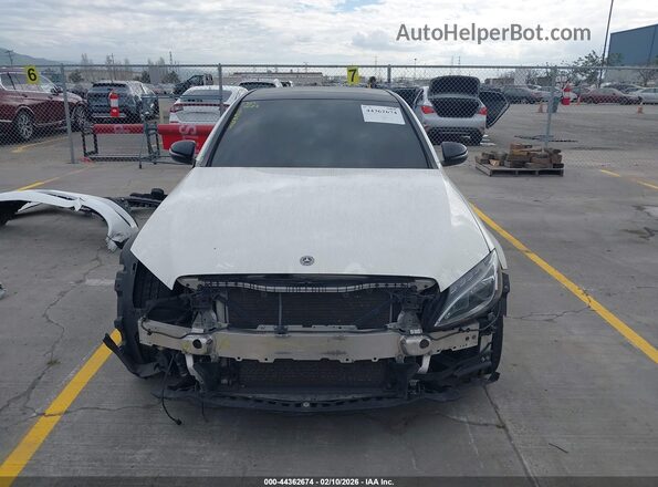 55SWF6EB6JU237969 2018 MERCEDES-BENZ AMG C 43 White Вид задньої частини салону