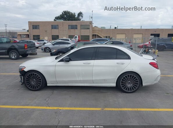 55SWF6EB6JU237969 2018 MERCEDES-BENZ AMG C 43 White 