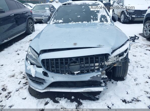 55SWF6EB7JU254215 2018 MERCEDES-BENZ AMG C 43 Blue Вид щитка приладів