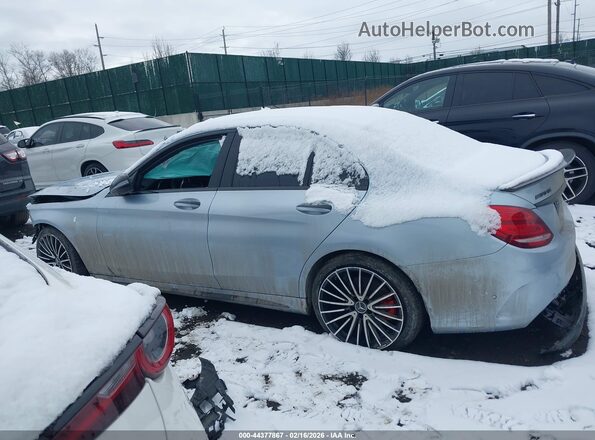 55SWF6EB7JU254215 2018 MERCEDES-BENZ AMG C 43 Blue Панорамний вид салону 360°