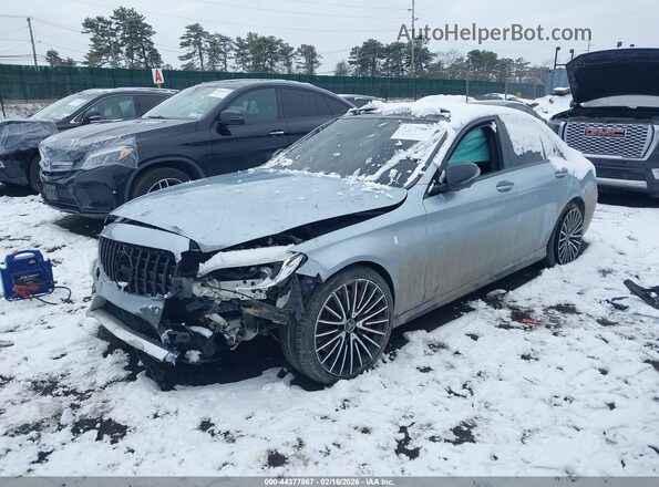 55SWF6EB7JU254215 2018 MERCEDES-BENZ AMG C 43 Blue Передня ліва чверть