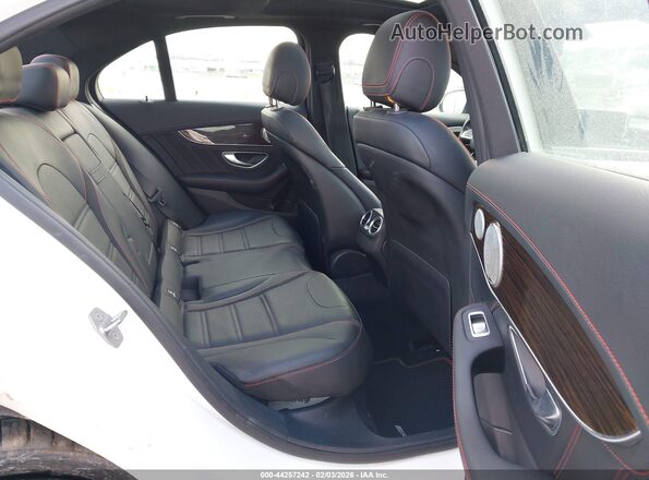 55SWF6EB7JU254568 2018 MERCEDES-BENZ AMG C 43 White Вид наклейки з VIN-кодом