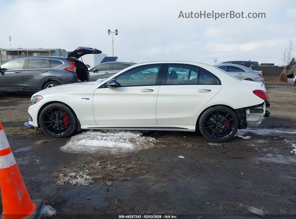 55SWF6EB7JU254568 2018 MERCEDES-BENZ AMG C 43 White Панорамний вид салону 360°