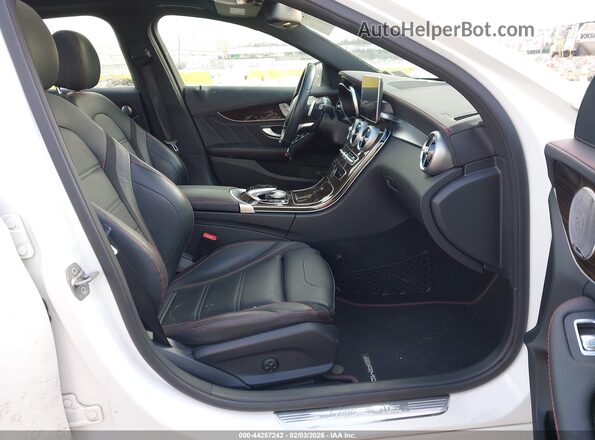 55SWF6EB7JU254568 2018 MERCEDES-BENZ AMG C 43 White Вид салону спереду