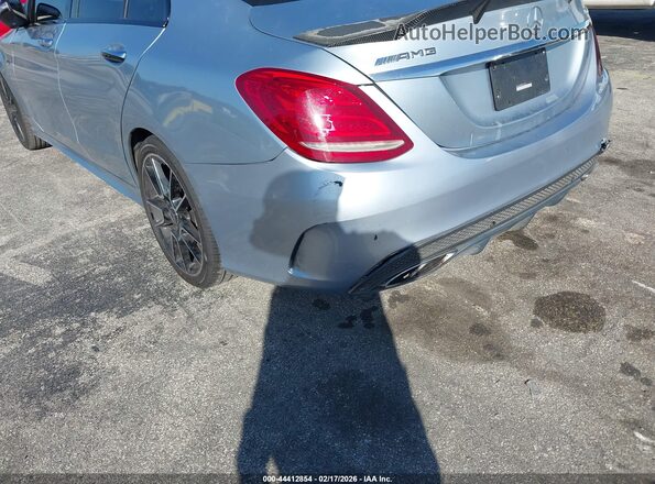55SWF6EB9JU236198 2018 MERCEDES-BENZ AMG C 43 Gray Widok z przodu