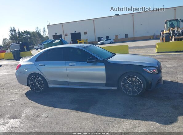 55SWF6EB9JU236198 2018 MERCEDES-BENZ AMG C 43 Gray Widok wnętrza z tyłu