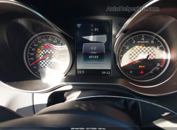 55SWF6EB9JU236198 2018 MERCEDES-BENZ AMG C 43 Gray Widok tylnych siedzeń