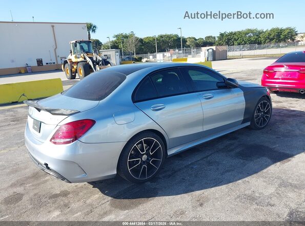 55SWF6EB9JU236198 2018 MERCEDES-BENZ AMG C 43 Gray Tył prawy