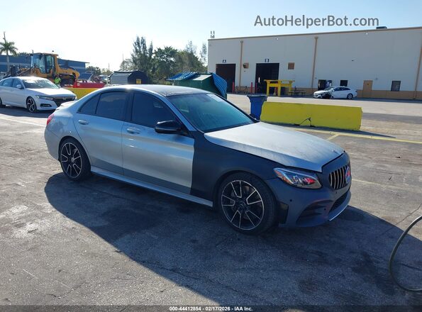 55SWF6EB9JU236198 2018 MERCEDES-BENZ AMG C 43 Gray Przód prawy