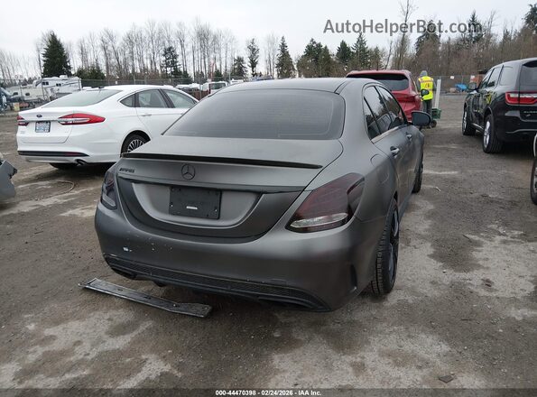 55SWF6EB9JU243426 2018 MERCEDES-BENZ AMG C 43 Gray Trasero derecho