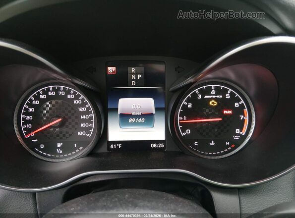 55SWF6EB9JU243426 2018 MERCEDES-BENZ AMG C 43 Gray Vista de los asientos traseros