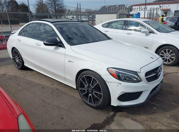 55SWF6EBXJU274779 2018 MERCEDES-BENZ AMG C 43 White Delantero derecho
