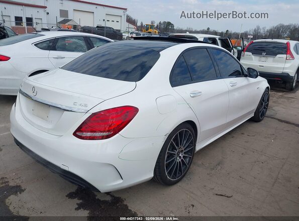 55SWF6EBXJU274779 2018 MERCEDES-BENZ AMG C 43 White Trasero derecho