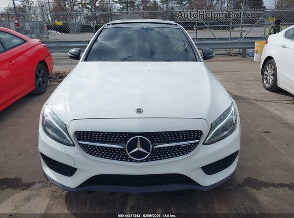 55SWF6EBXJU274779 2018 MERCEDES-BENZ AMG C 43 White Vista del cuadro de instrumentos