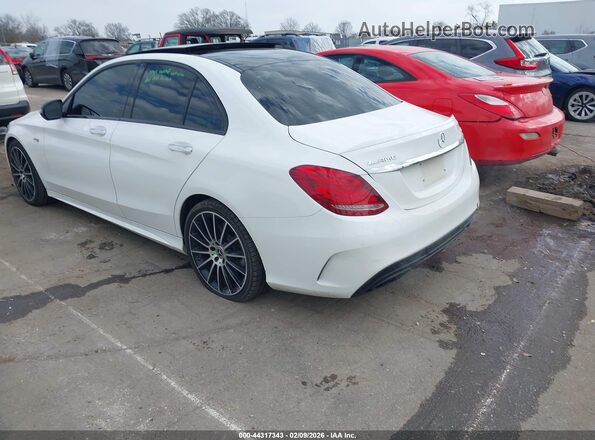 55SWF6EBXJU274779 2018 MERCEDES-BENZ AMG C 43 White Trasero izquierdo
