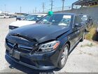 2019 Mercedes-benz C 300   Черный vin: 55SWF8DB1KU290870