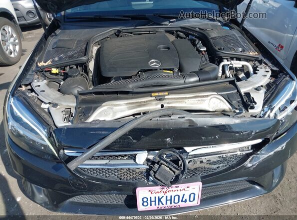 55SWF8DB1KU290870 2019 MERCEDES-BENZ C-CLASS Черный Вид спереди