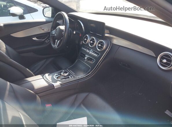 55SWF8DB1KU290870 2019 MERCEDES-BENZ C-CLASS Черный Вид салона спереди
