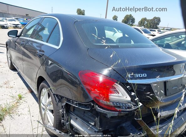 55SWF8DB1KU290870 2019 MERCEDES-BENZ C-CLASS Черный Задняя левая четверть