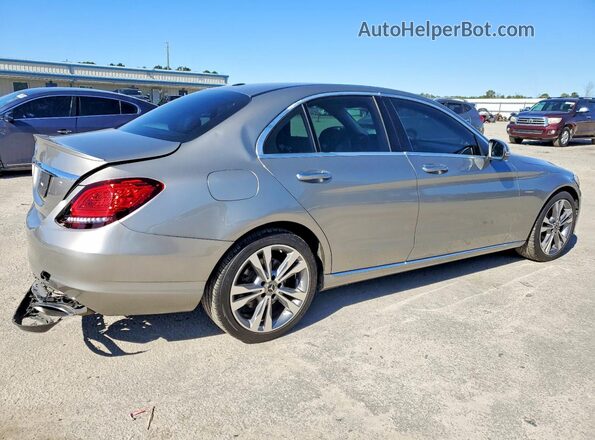 55SWF8DB2KU321351 2019 MERCEDES-BENZ C Silver Հետևի աջ