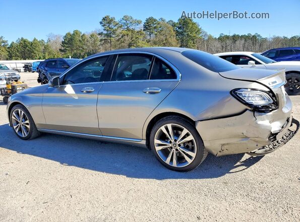 55SWF8DB2KU321351 2019 MERCEDES-BENZ C Silver Հետևի ձախ