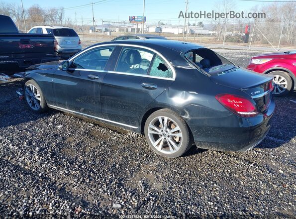 55SWF8DB2KU322449 2019 MERCEDES-BENZ C-CLASS Black Tył lewy