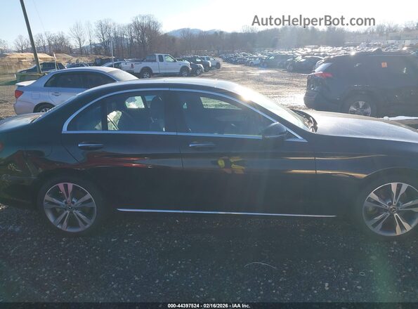 55SWF8DB2KU322449 2019 MERCEDES-BENZ C-CLASS Black Widok wnętrza z tyłu