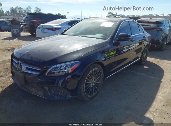 55SWF8DB3KU322573 2019 MERCEDES-BENZ C-CLASS Black Przód lewy