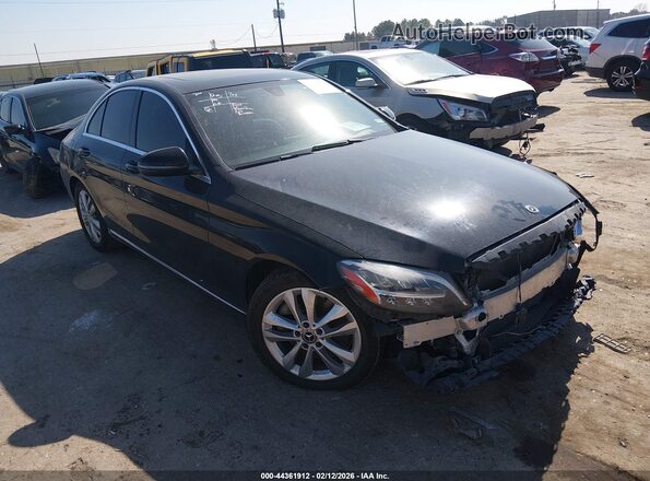 55SWF8DB4KU296128 2019 MERCEDES-BENZ C-CLASS Black Przód prawy