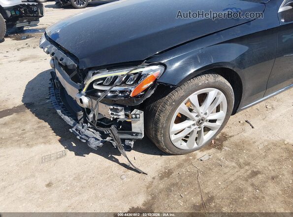 55SWF8DB4KU296128 2019 MERCEDES-BENZ C-CLASS Black Widok z przodu