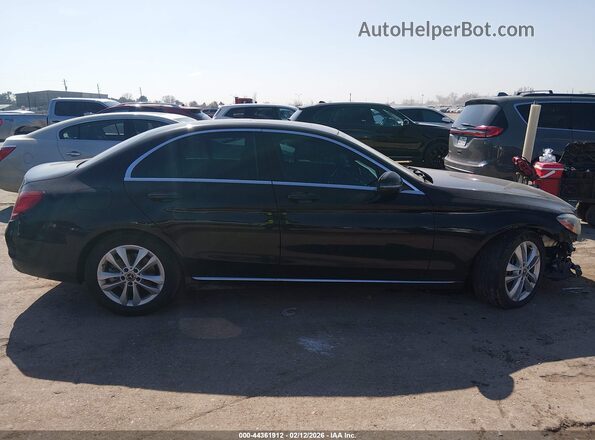 55SWF8DB4KU296128 2019 MERCEDES-BENZ C-CLASS Black Widok wnętrza z tyłu