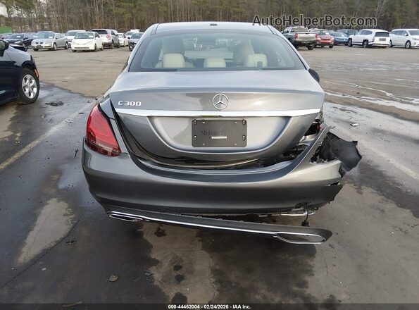 55SWF8DB4KU317043 2019 MERCEDES-BENZ C-CLASS Gray 