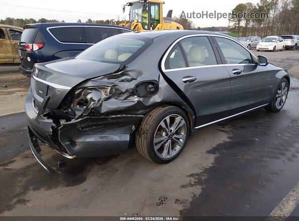 55SWF8DB4KU317043 2019 MERCEDES-BENZ C-CLASS Gray Задня права чверть