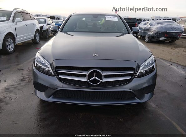 55SWF8DB4KU317043 2019 MERCEDES-BENZ C-CLASS Gray Вид щитка приладів
