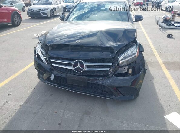 55SWF8DB5KU314751 2019 MERCEDES-BENZ C-CLASS Black Front view